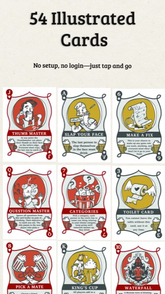 All 54 illustrated Ring of Fire card designs